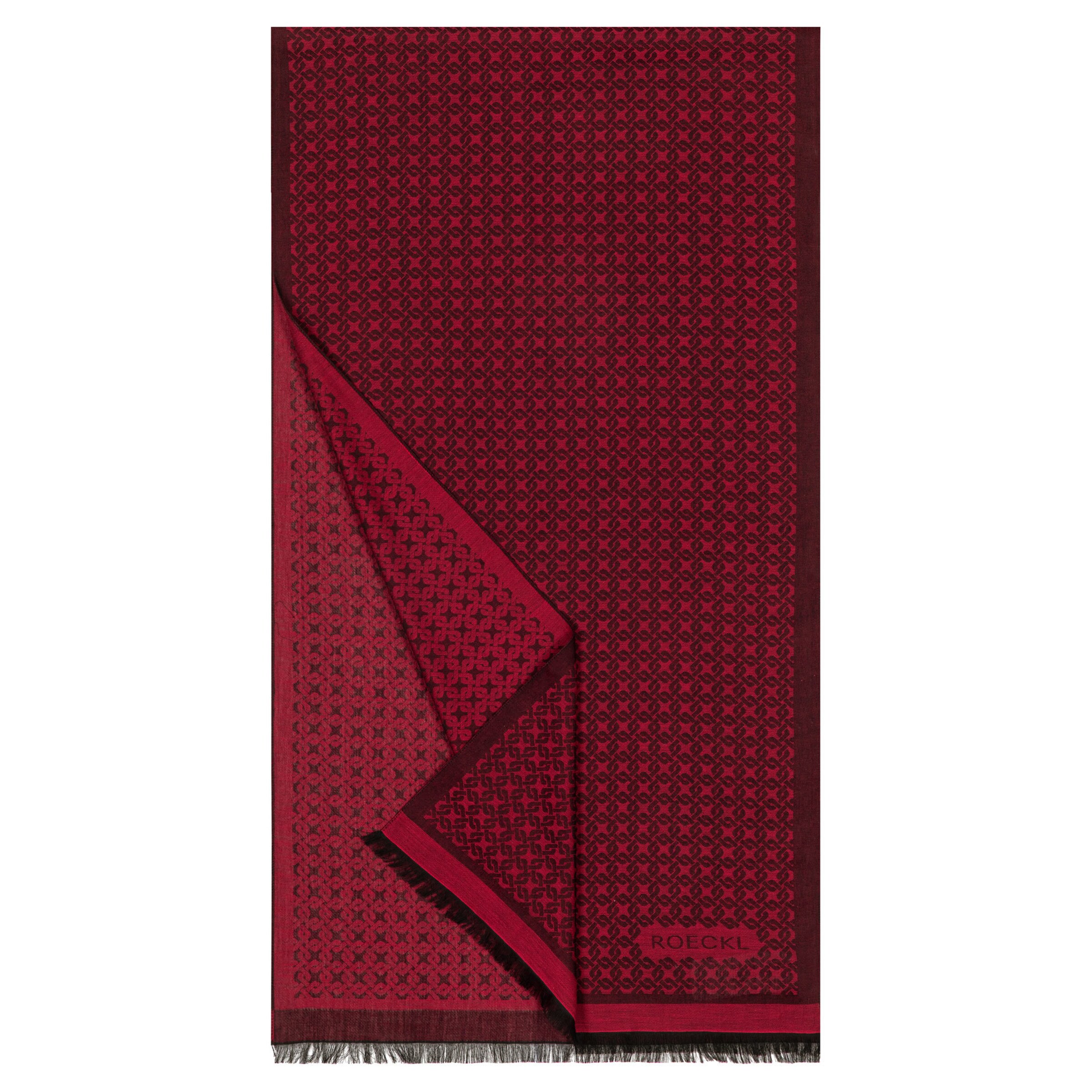 Roeckl Sjaal 'ROPE PATTERN' in Rood: voorkant