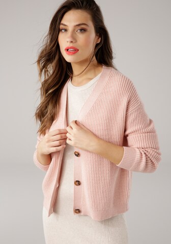 LAURA SCOTT Strickjacke in Pink: predná strana