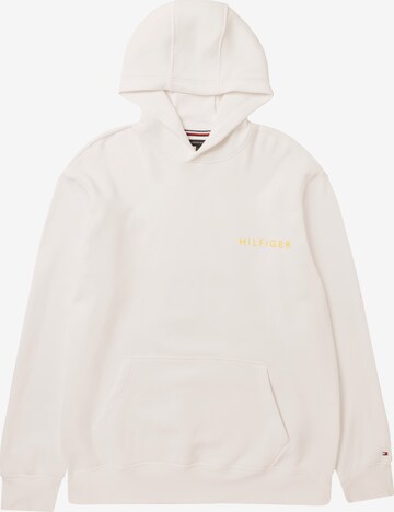 Tommy Hilfiger Big & Tall Sweatshirt in White: front