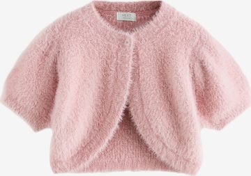 Next Neuletakki värissä vaaleanpunainen: etupuoli