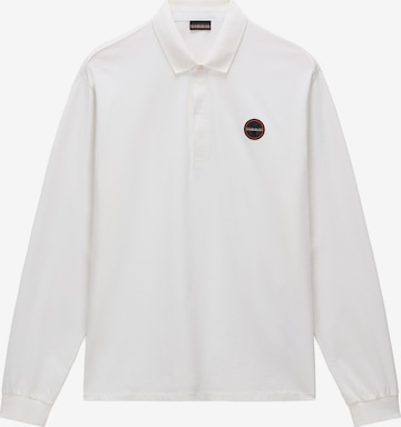 T-Shirt 'E-BADGE' NAPAPIJRI en blanc : devant
