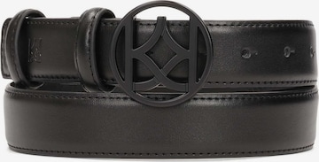 Kazar Belt in Black: front