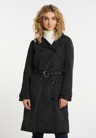 Manteau mi-saison DreiMaster Klassik en noir : devant