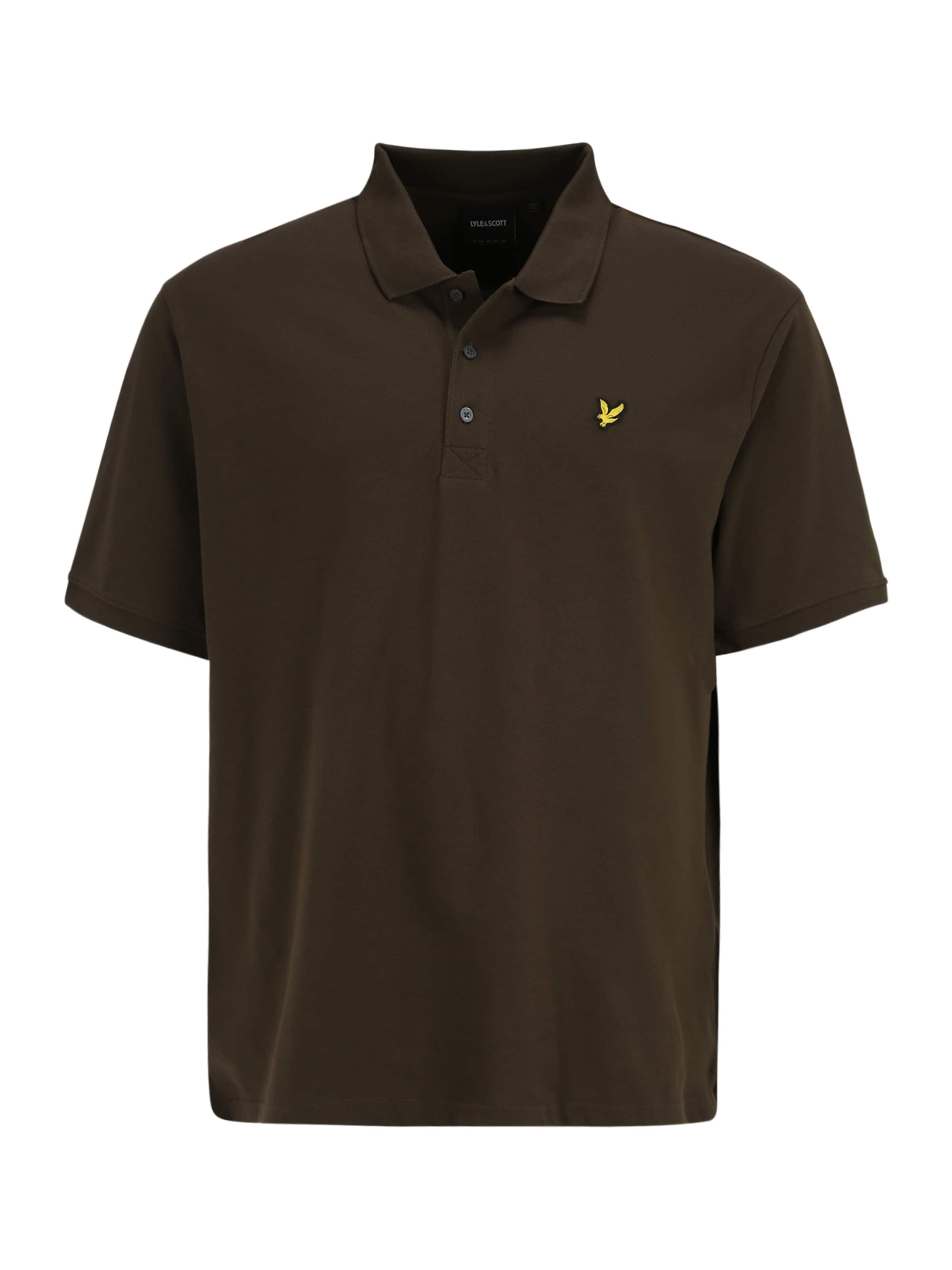 Lyle & Scott Big&Tall Shirt in Bruin: voorkant