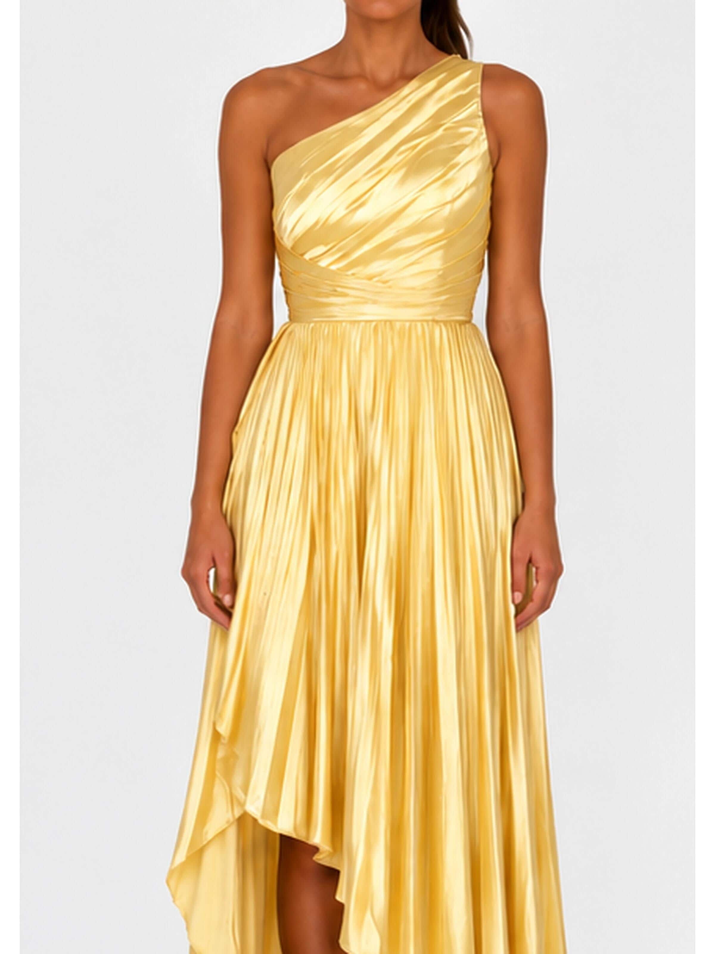 MARYLAND Studio Dress 'Athena Dress' in Yellow: front