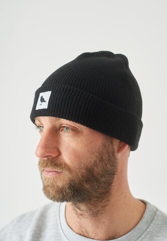 Cleptomanicx Beanie 'CI Gull' in Schwarz: predná strana