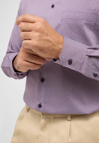 ETERNA Regular fit Button Up Shirt in Red