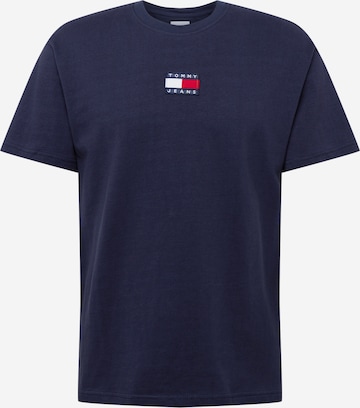 T-Shirt Tommy Jeans en bleu : devant