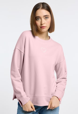 Frieda & Freddies NY Langarmshirt Sweat-shirt in Pink: Vorderseite