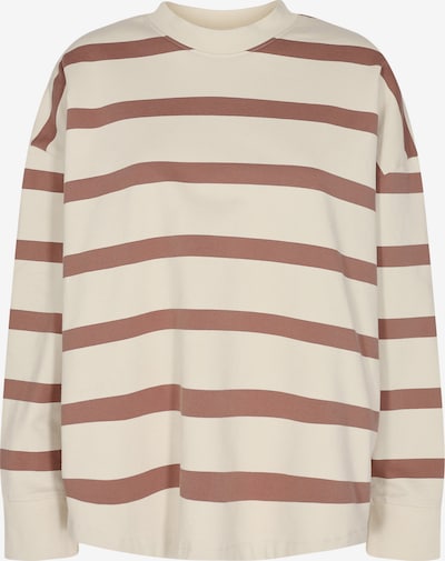 minimum Sweater majica 'Mynie' u bež / smeđa, Pregled proizvoda