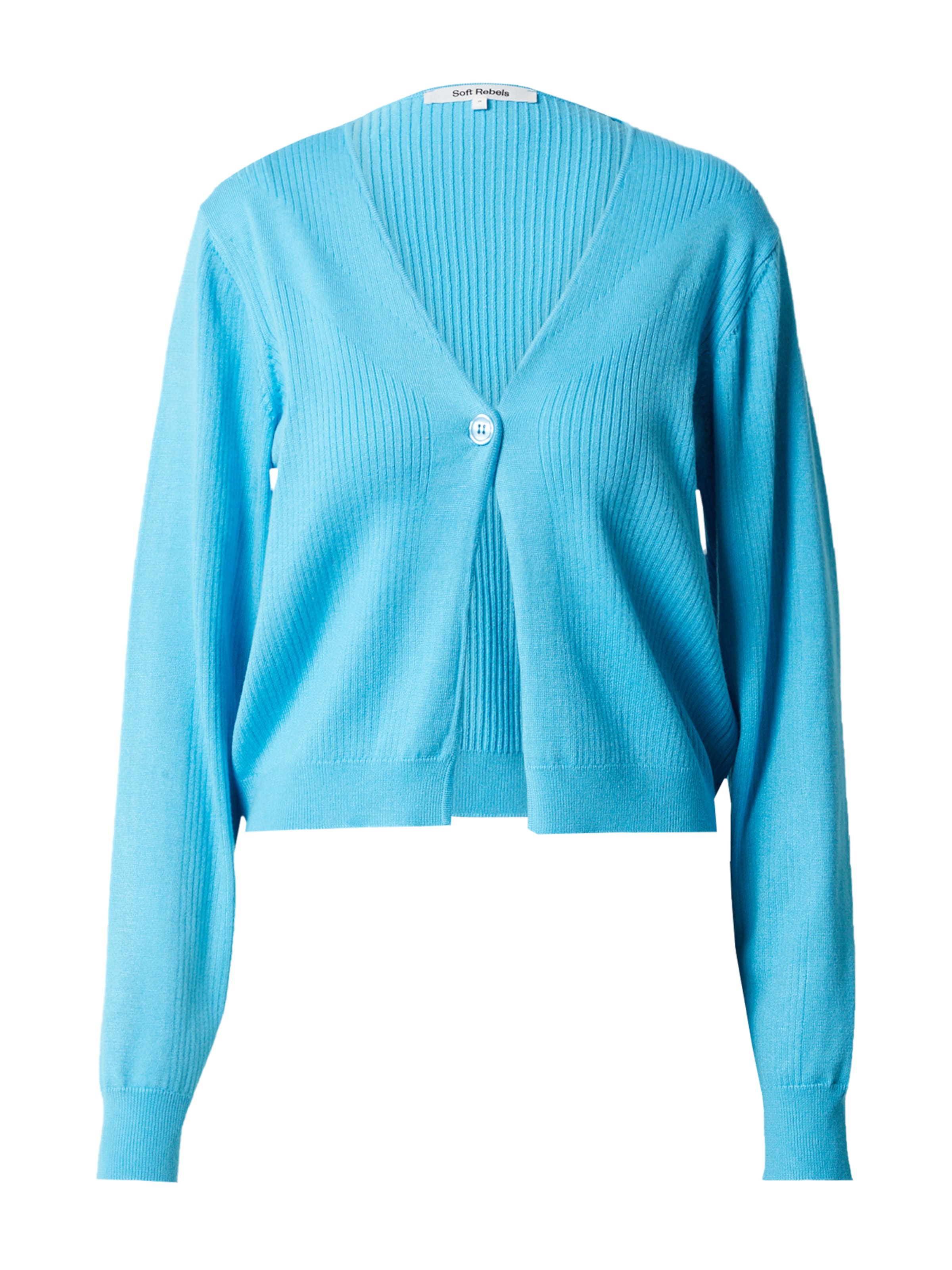 Soft Rebels Knit cardigan 'Brenda' in Blue: front