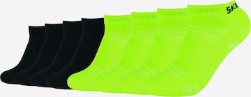 SKECHERS Athletic Socks in Green: front