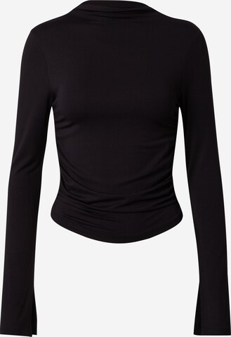 Gina Tricot - Camiseta en negro: frente