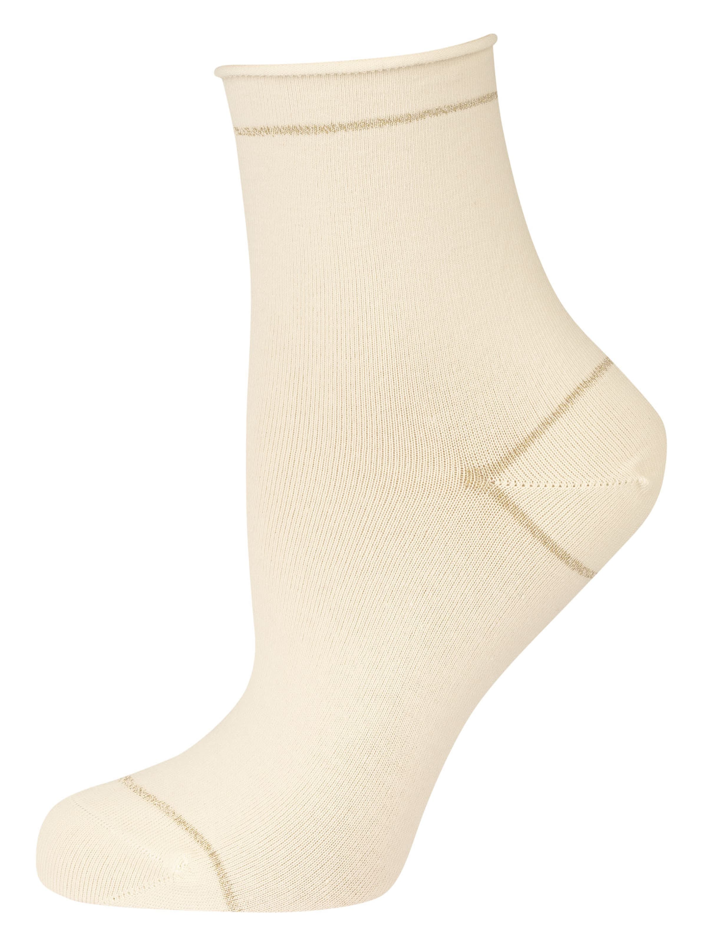 Nur Die Socks ' Glamour ' in Beige