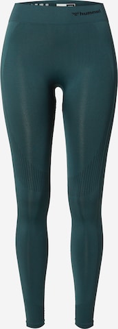 Hummel Sporthose in Grün: Vorderseite