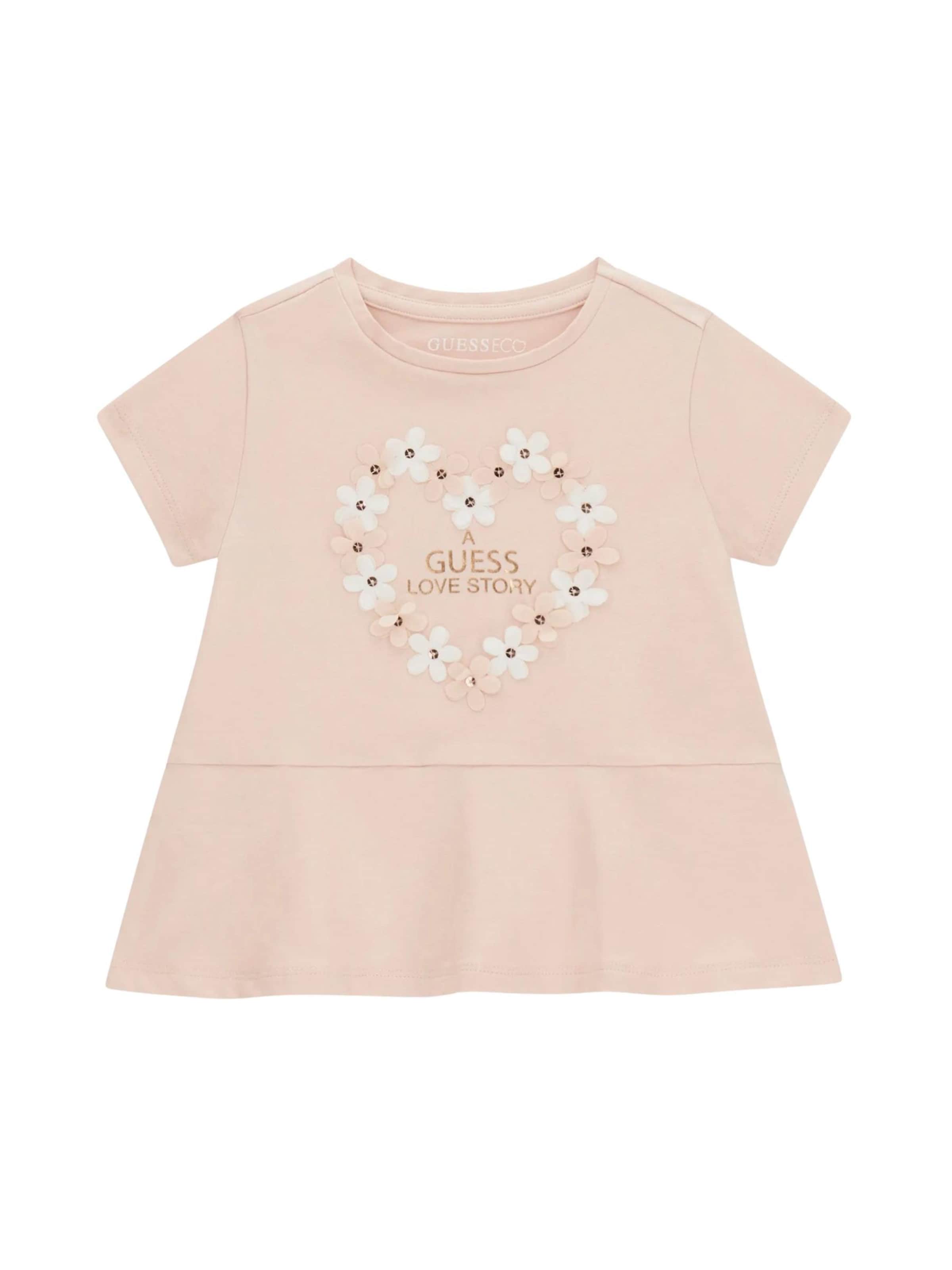 T-Shirt GUESS KIDS en mélange de couleurs : devant
