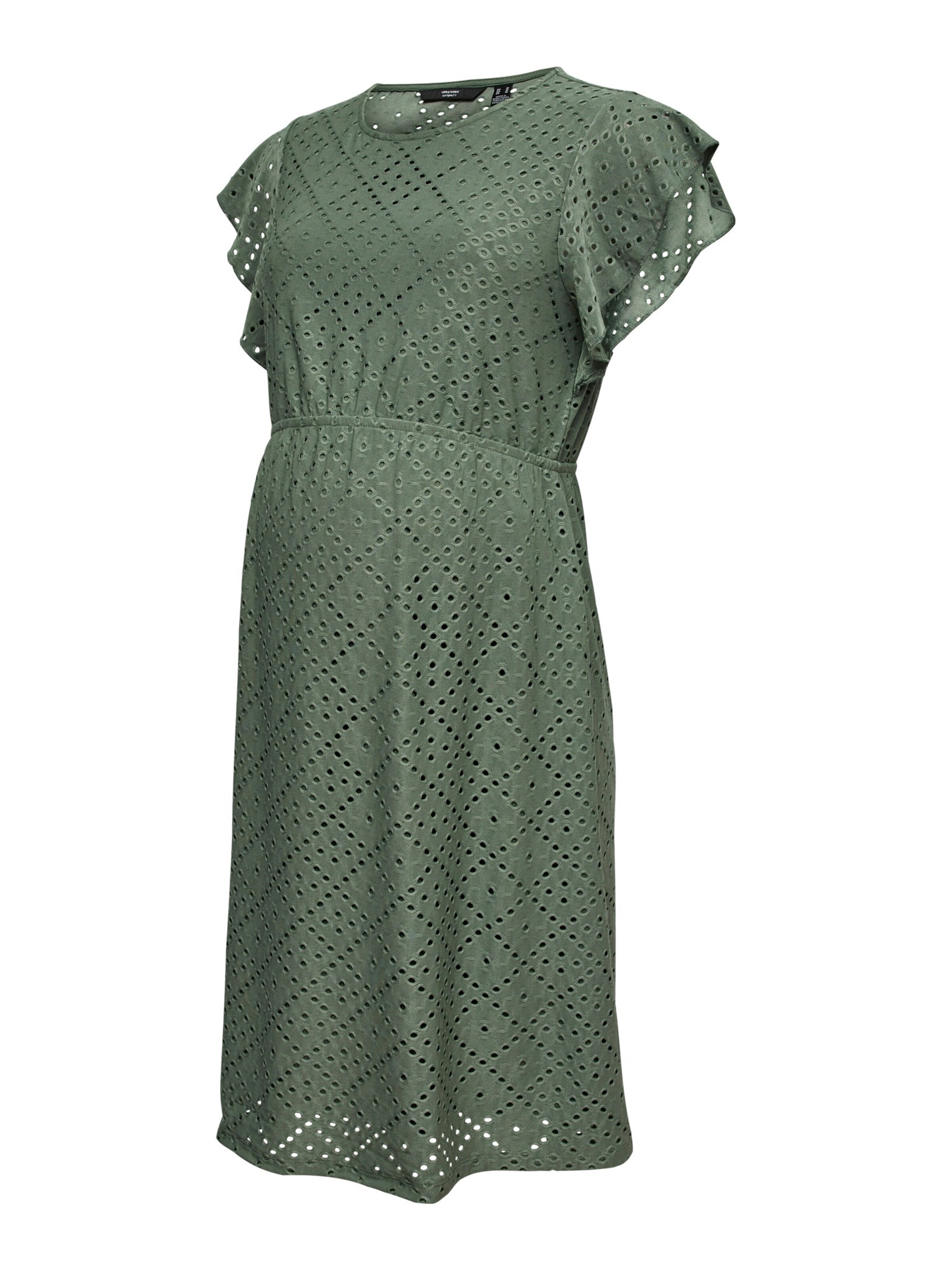 Vero Moda Maternity Mekko 'VMMTASSA' värissä vihreä: etupuoli