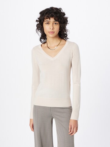 Max Mara Leisure Trui 'FOLGORE' in Beige: voorkant