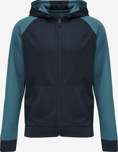 Hummel Sweatvest in de kleur Navy / Turquoise, Productweergave
