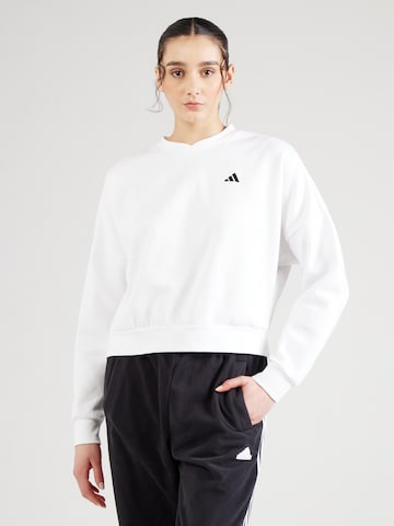 ADIDAS SPORTSWEAR Sport sweatshirt i vit: framsida