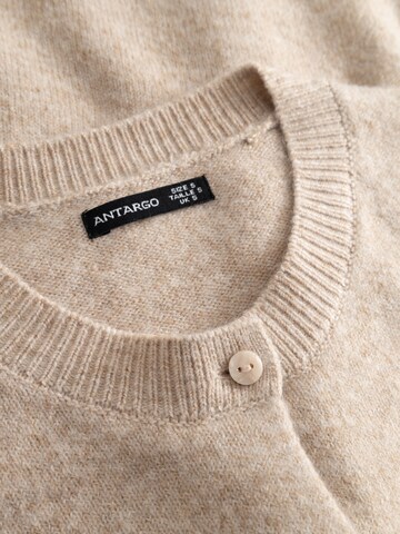 Antargo Knit Cardigan 'Hara' in Beige