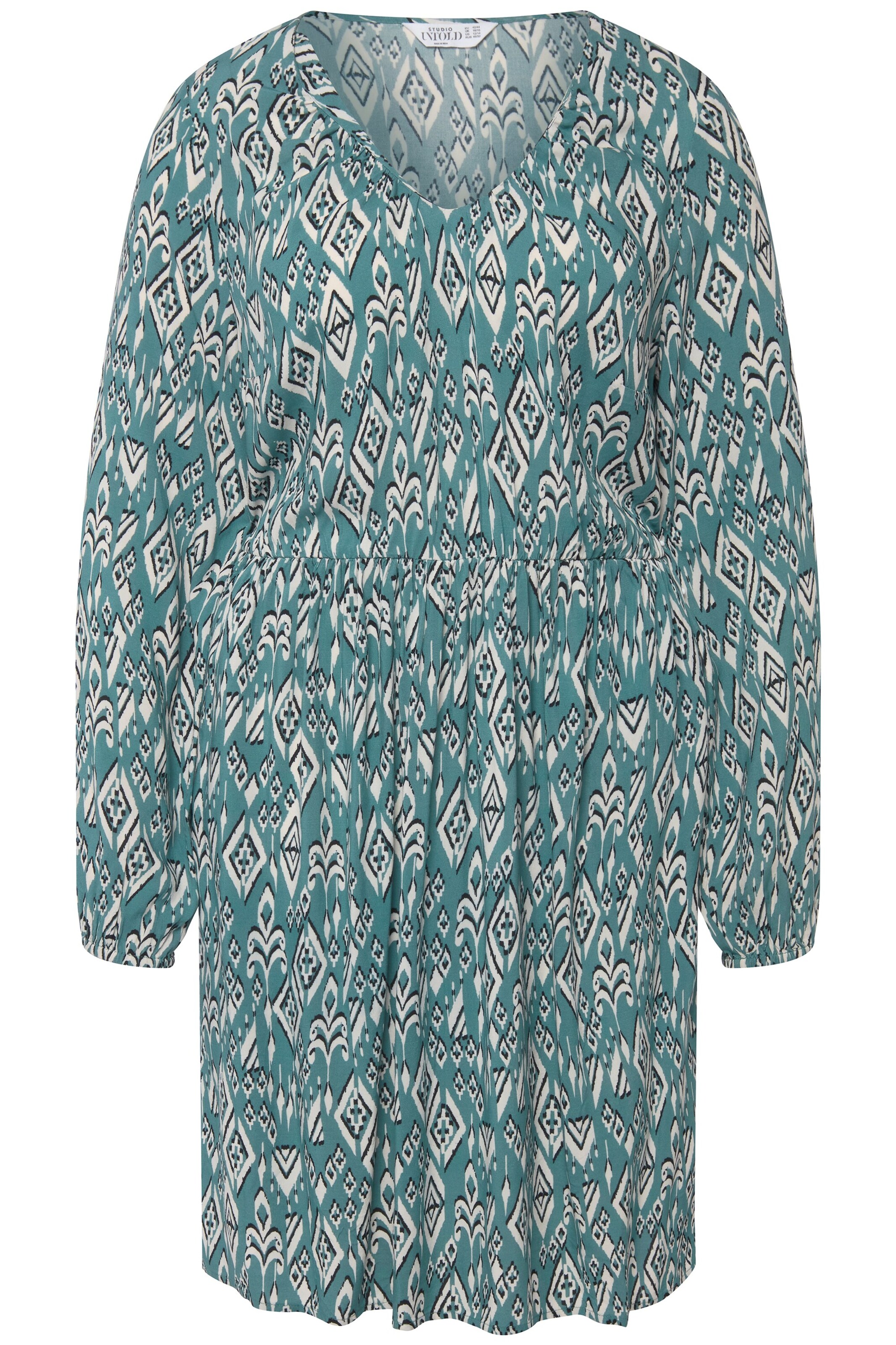 Studio Untold Dress in Ecru / Smoke blue / Black, Item view