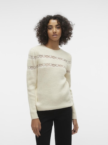 VERO MODA Sweater 'EA' in Beige: front