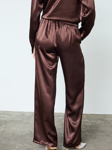 SISTERS POINT Wide leg Broek 'VERINA-PA4' in Bruin