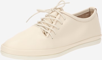 Bata Lace-Up Shoes in Beige: front