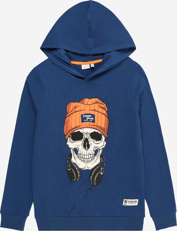 NAME IT Sweatshirt 'BEHANS' in Blue: front