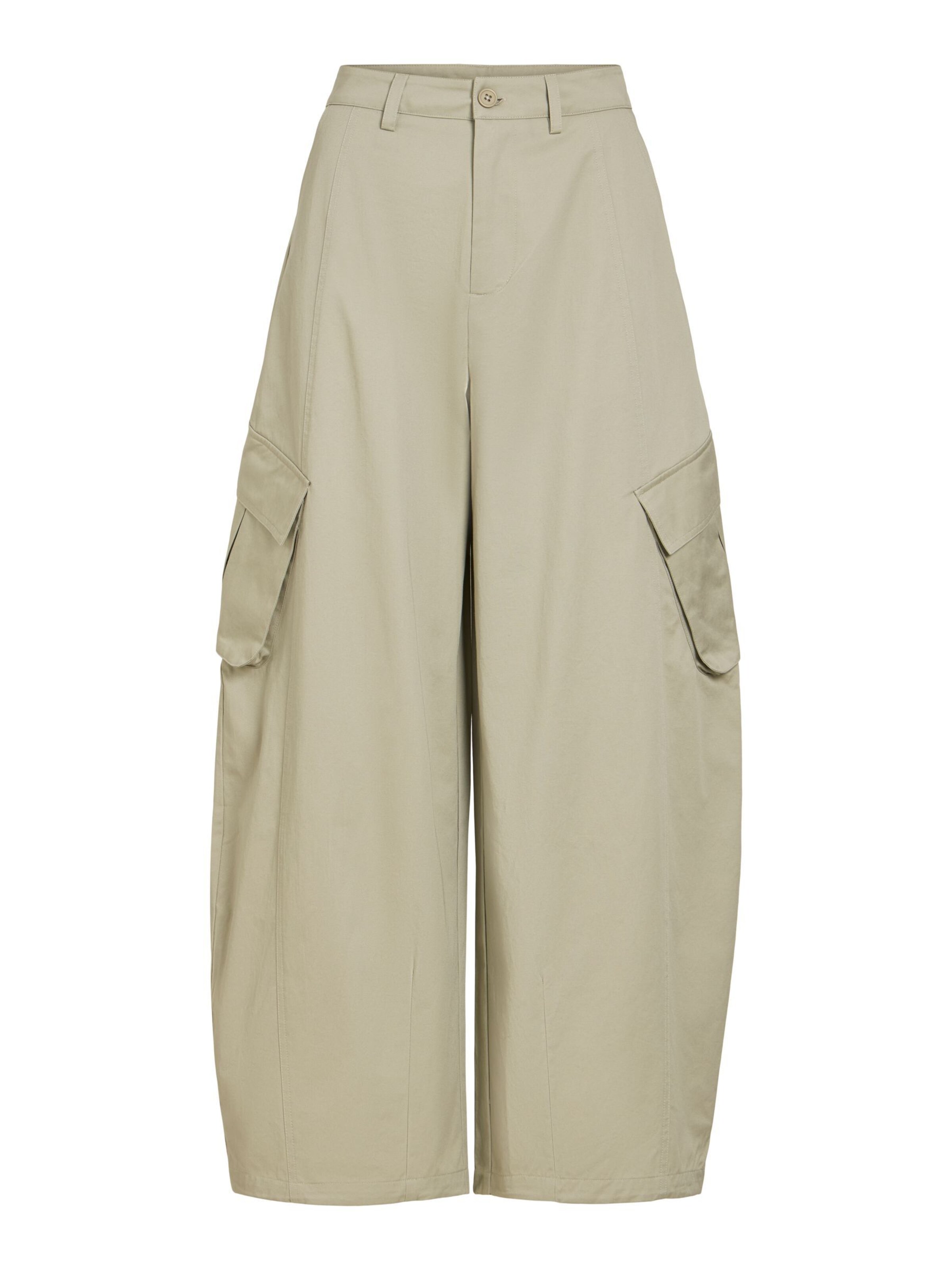 Barrel Pantaloni cargo 'VIKasu' di VILA in grigio: frontale