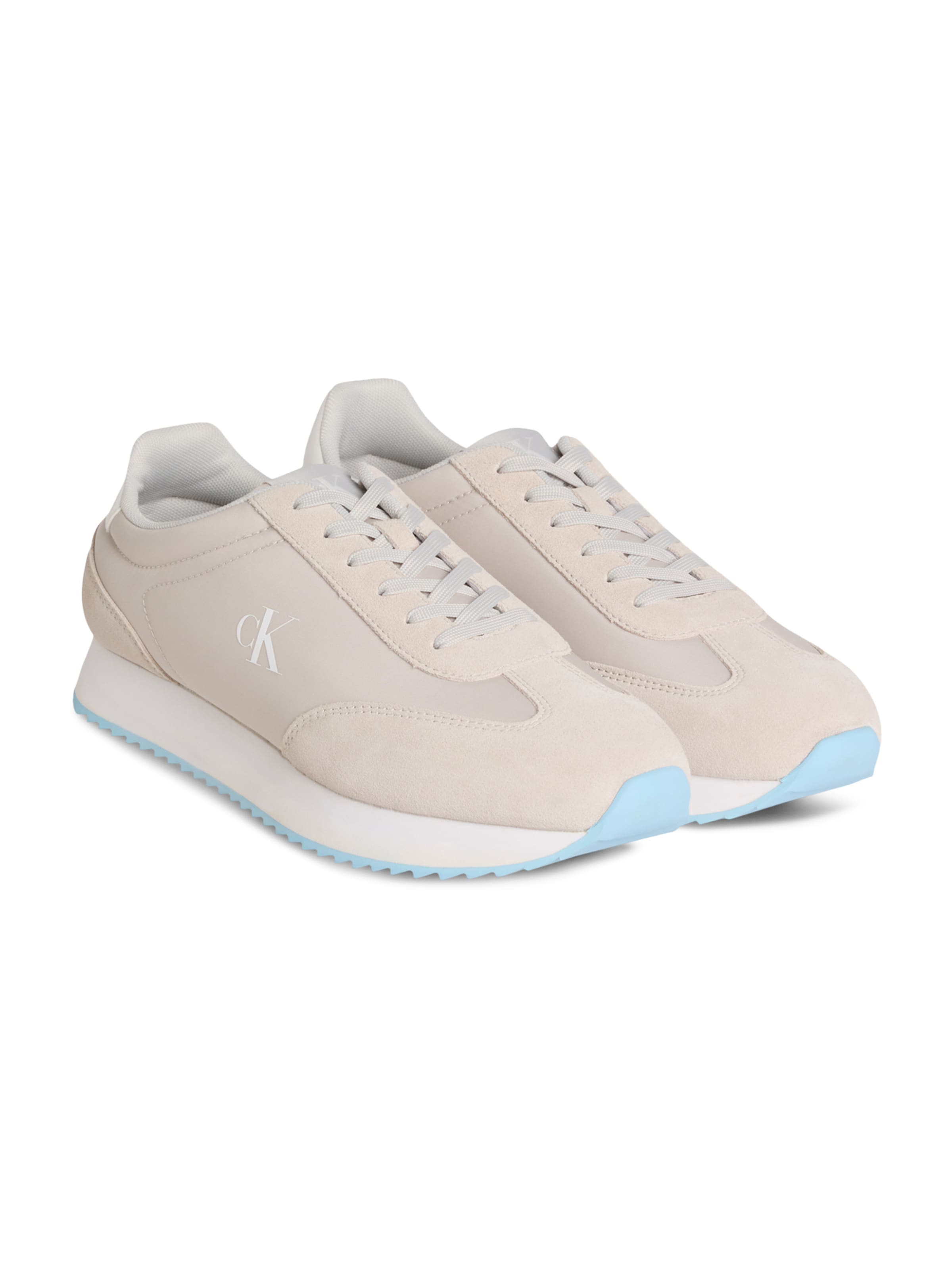 Calvin Klein Låg sneaker i beige: framsida