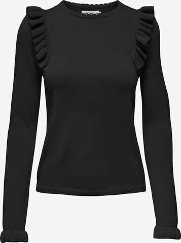 ONLY Sweater 'LEONORA' in Black: front