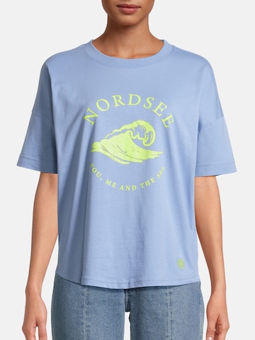 salzhaut T-Shirt 'Fipsie Nordsee' in Blau