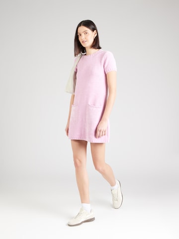Monki Knit dress in Pink