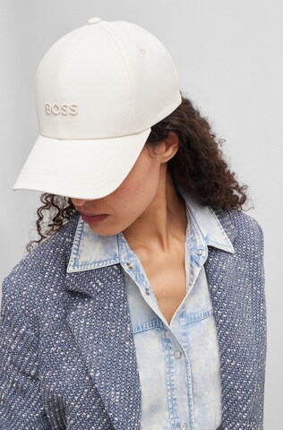 BOSS - Gorra 'Ari' en blanco