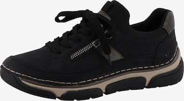 Baskets basses ROMIKA en noir : devant