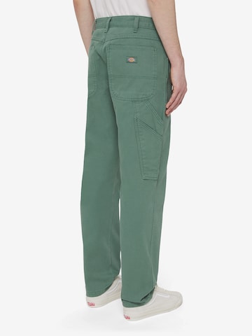 DICKIES Regular Cargo Pants 'CARPENTER' in Green