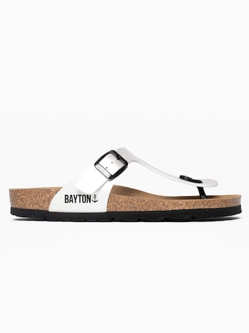 Bayton T-Bar Sandals 'Mercure' in White