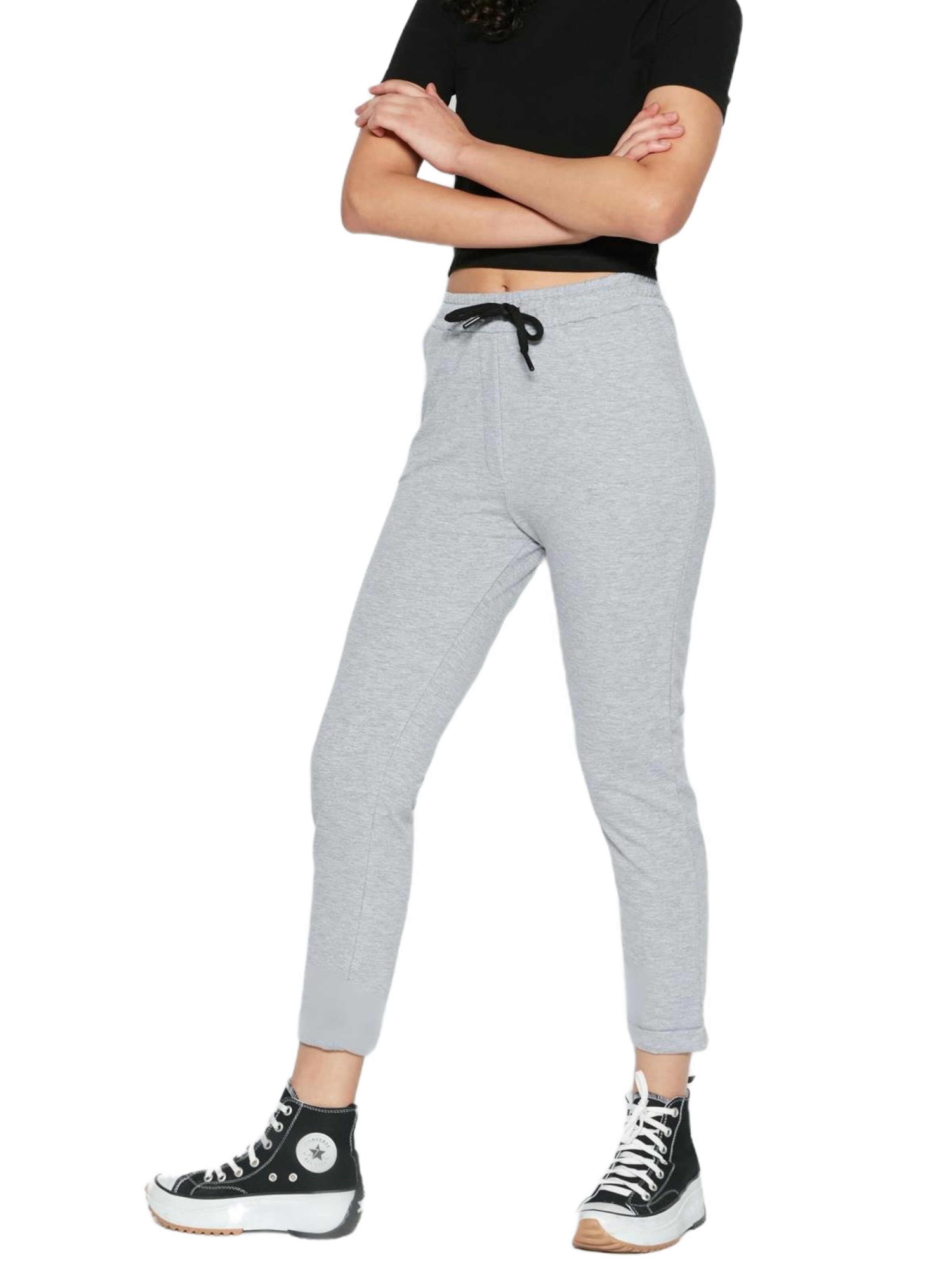 C&City Loosefit Broek in Grijs