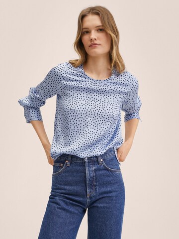 MANGO Bluse 'Tippy' in Blau: Vorderseite