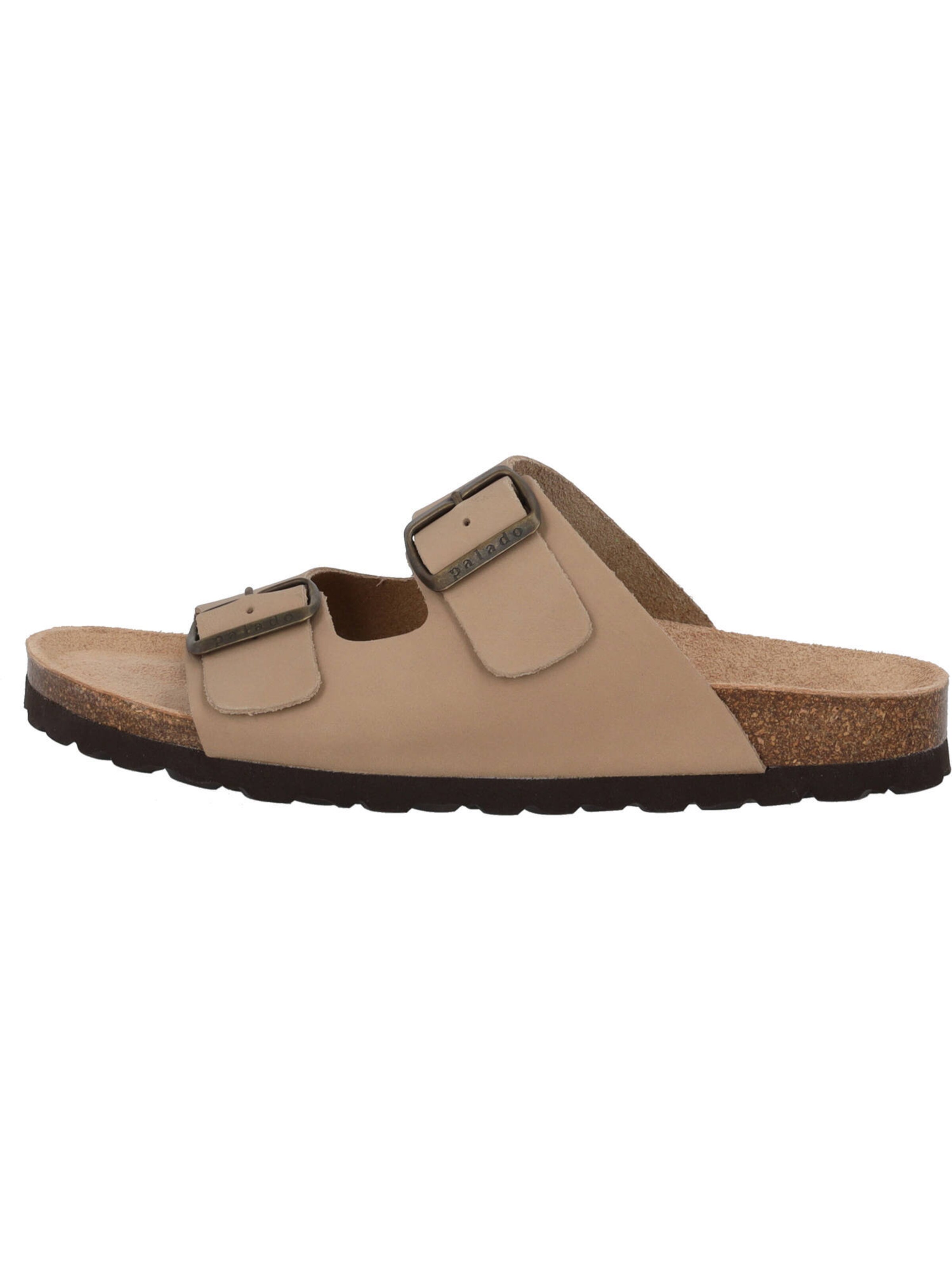 Palado Mules 'Korfu' in Beige: front