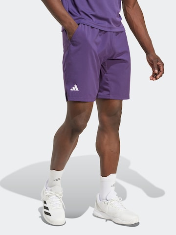 Loosefit Pantalon de sport 'Club' ADIDAS PERFORMANCE en violet : devant