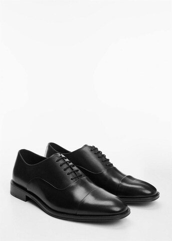 MANGO MAN Schnürschuh 'Pauloin' in Schwarz