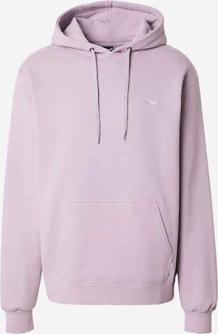 Sweat-shirt Iriedaily en violet : devant