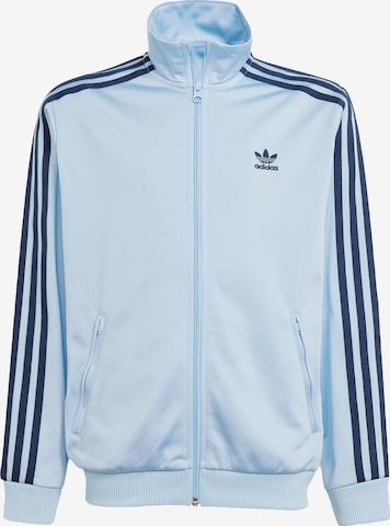 Giacca di felpa 'Adicolor Firebird' di ADIDAS ORIGINALS in blu: frontale
