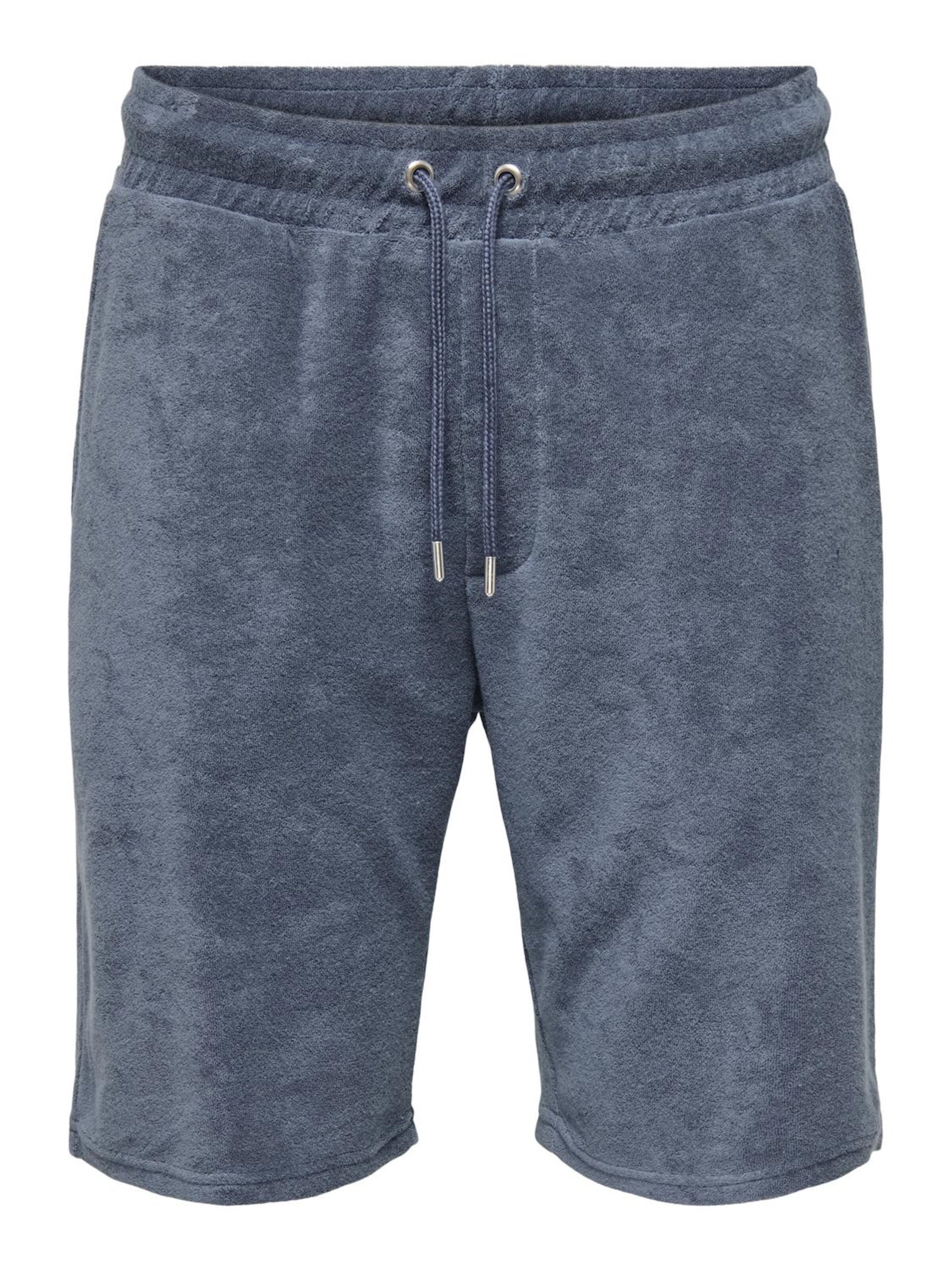 Only & Sons Regular Trousers 'Hellas' in Blue: front