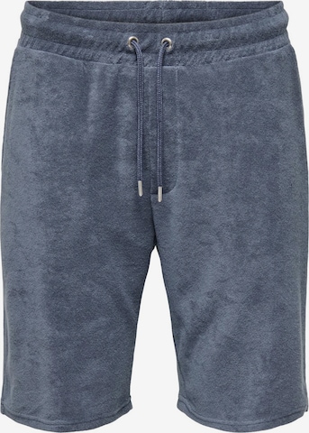 Pantaloni 'Hellas' di Only & Sons in blu: frontale