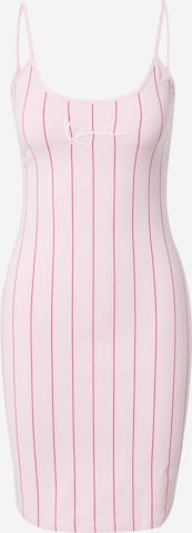 Karl Kani Καλοκαιρινό φόρεμα σε ροζ: μπροστά