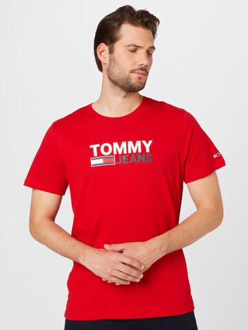 TOMMY HILFIGER - Camiseta en rojo: frente